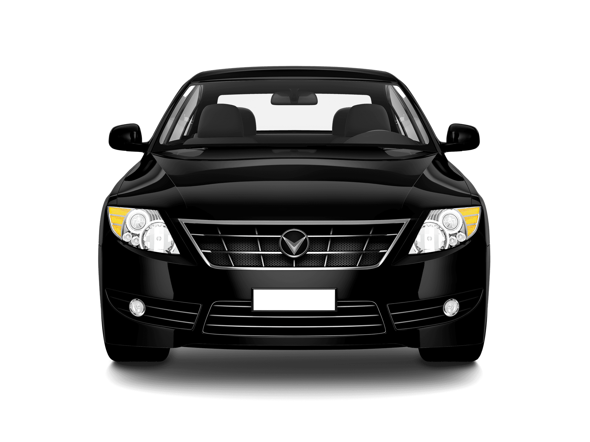 Detailed Black Car Illustration